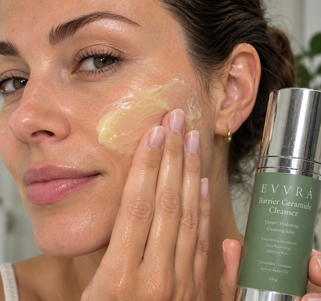 Barrier Ceramide Cleanser bottle for dry and sensitive skin, EVVRÁ