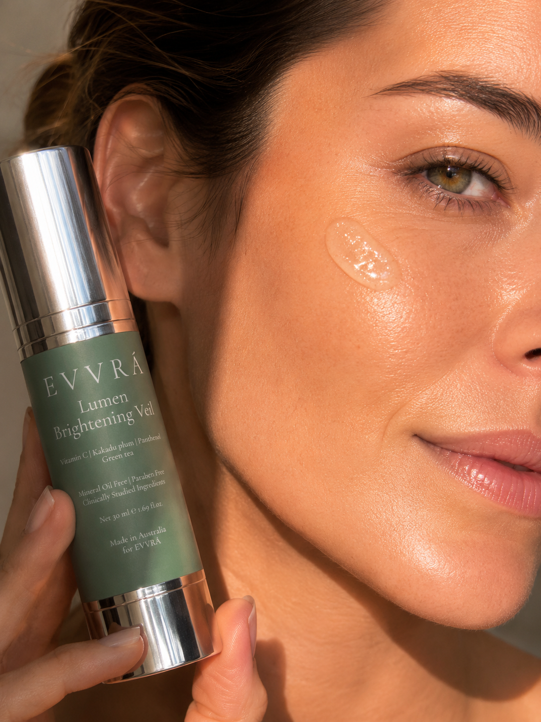 Lumen Superfruit Serum bottle with Kakadu plum and finger lime, EVVRÁ skincare